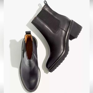 Madewell - Black Carina Platform Chelsea Boot